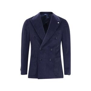 Gi Capri Blue Cotton Men's Blazer
